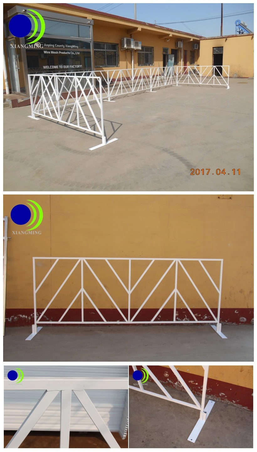 Galvanized Steel Road Barrier / Crowd Control Barrier / Traffic Barrier