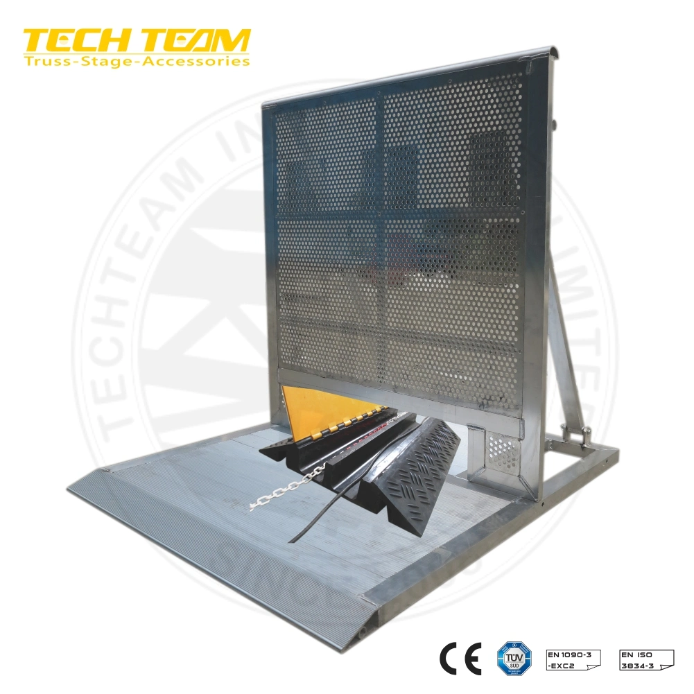 1200*1000*1200mm Folding Metal Brricade Aluminum Barrier Traffic Barrier