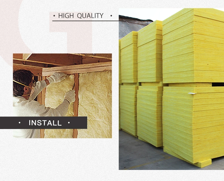 Fiberglass Wool Sound Insulation Board Heat Insulation Noise Barriers