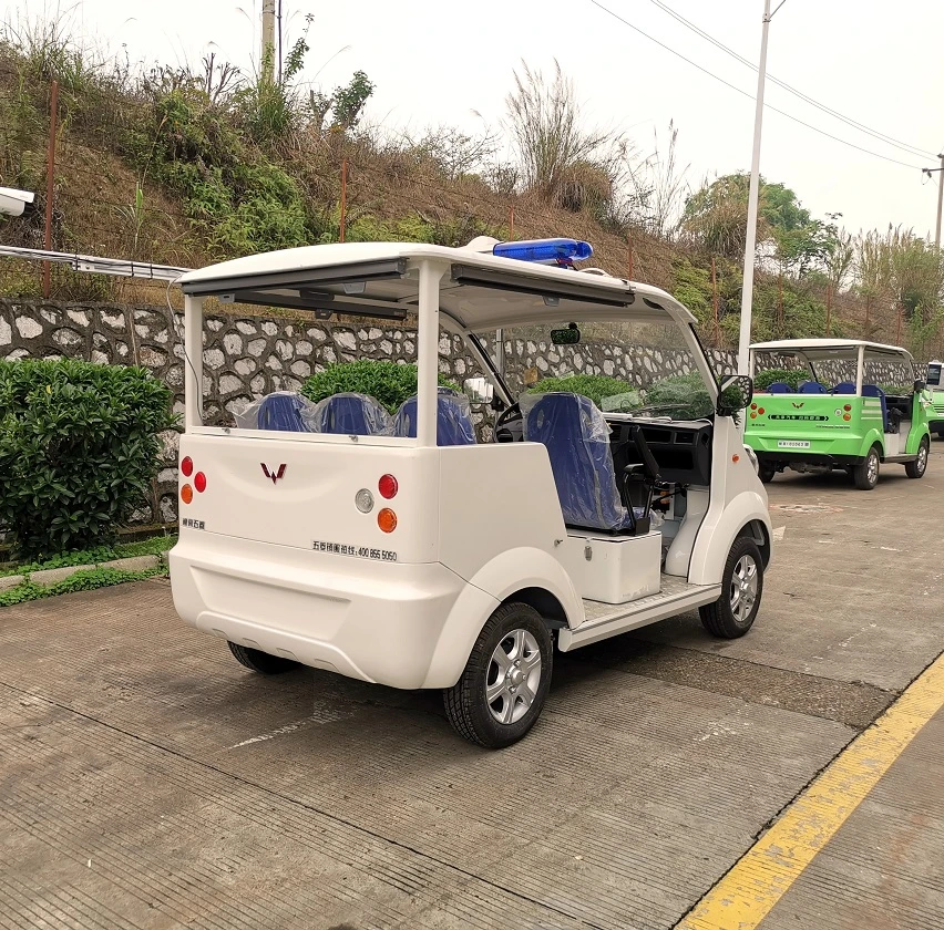 4 Seats Security Patrol Car Wuling Community Patrol Electric Vehicle