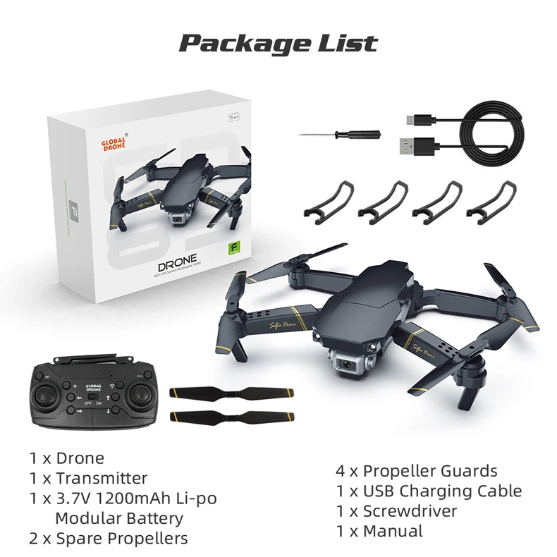 Global Drone Exa Drone with HD 480p 1080P Camera Live Video Drone X PRO RC Helicopter Fpv Quadrocopter