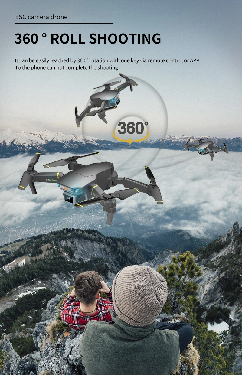 Global Drone Gd89PRO Folding Drone with 1080P HD WiFi Camera RC Helicopter