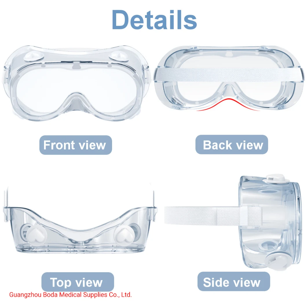 Anti-Fog / Eye-Protection / High Transparency in High Quality Protective Safety Goggles