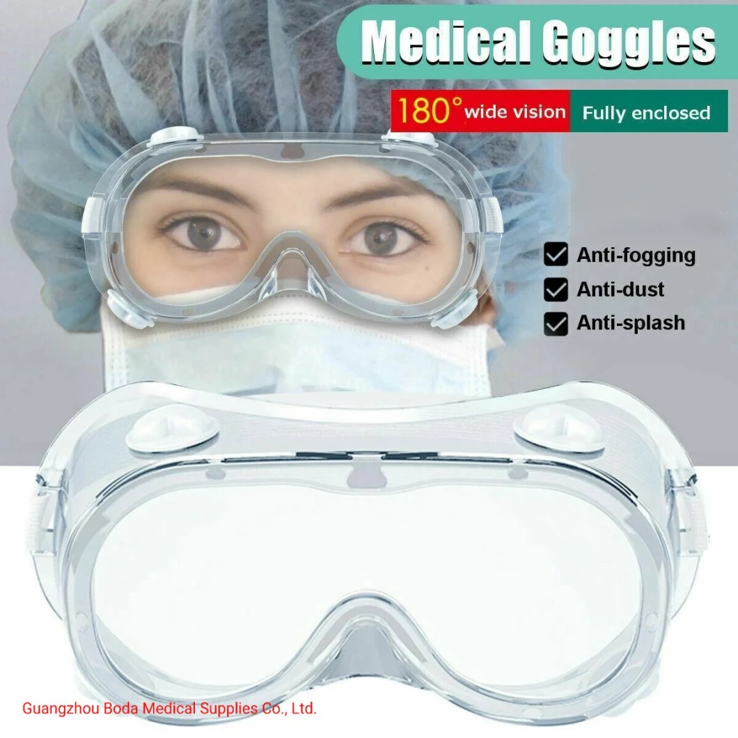 Anti-Fog / Eye-Protection / High Transparency in High Quality Protective Safety Goggles