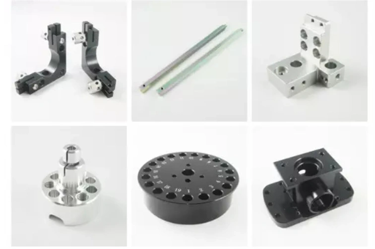 OEM Precision CNC Milling Machining Aluminium Black Anodized CNC Machined Agriculture Drone Parts Spare Parts