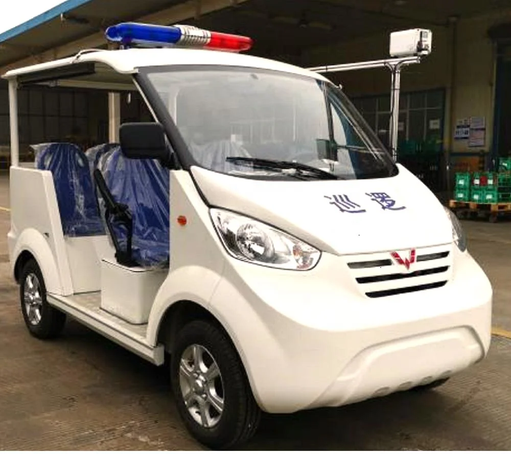 4 Seat New Energy Electric Golf Cart Neighborhood Electric Vehicle Sightseeing Tour Patrol Bus