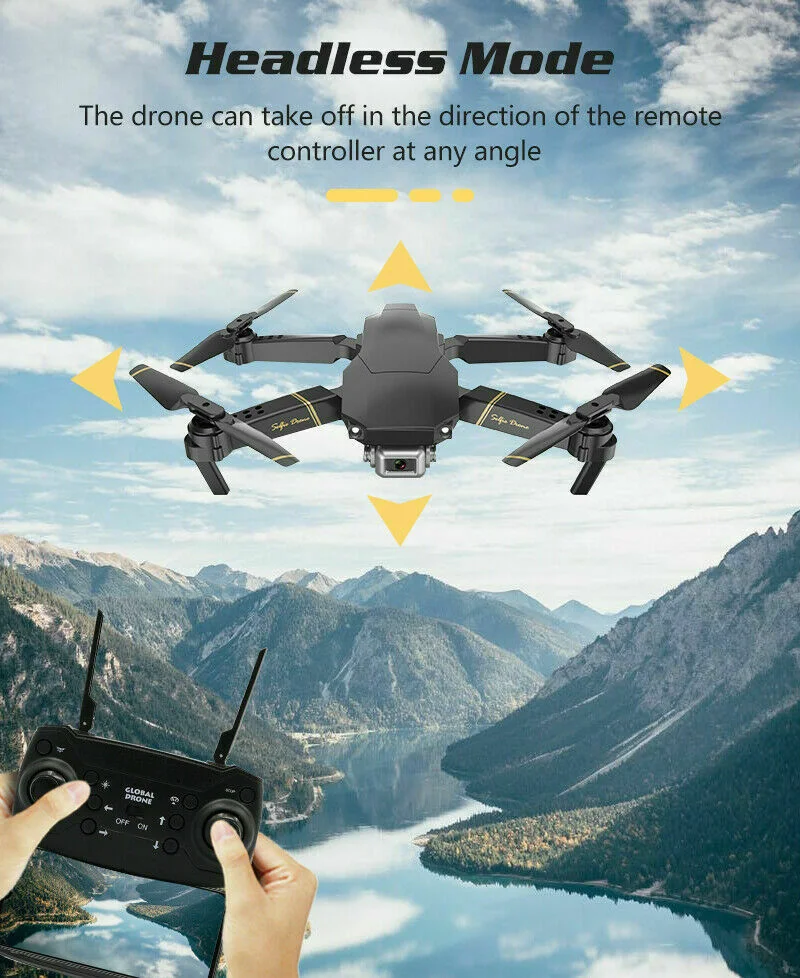 Global Drone Exa Drone with HD Camera 1080P RC Helicopter Fpv Quadrocopter Drones