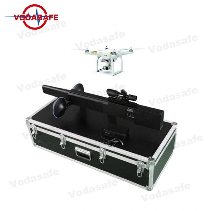 500m Jamming Anti Drone System with Battery Portable Anti Drone Gun Jamming WiFi GPS Drone Signals