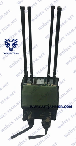 90W Military Durable 2000m High Power GPS WiFi5.8g Drone Signal Backpack Jammer