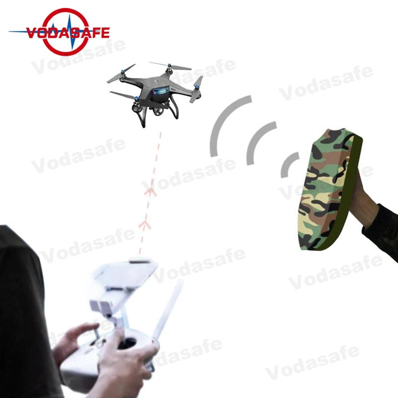 5.8GHz GPS Remote Control Drone Signal Jammer Effective Counter Drone Signals 300m Anti Drone System