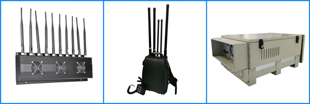 4 Band 2km Portable Uav 900MHz WiFi 5.8g 2.4G GPS Uav Drone Signal Jammer