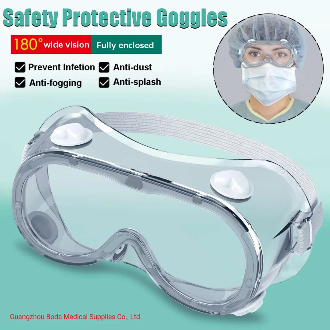 Anti-Fog / Eye-Protection / High Transparency in High Quality Protective Safety Goggles