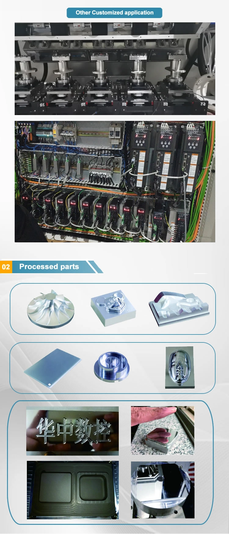 China Manufactured Hnc848d CNC Machine Tool 5 Axis Pick and Place Robot for Milling Machines Center