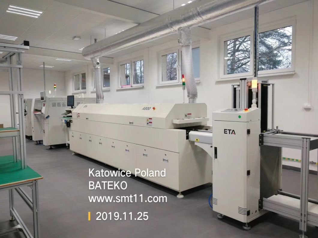 Hot Air PCB SMT Reflow Oven Lead Free Nitrogen Soldering Machine