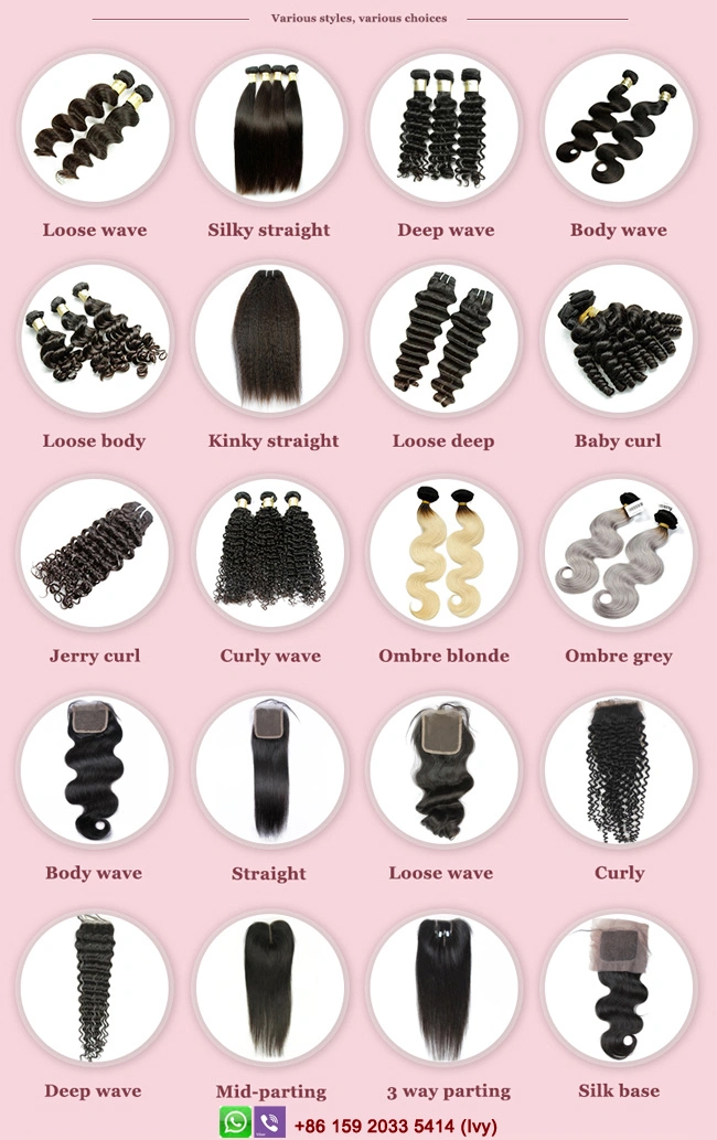 Virgin Hair Manufacturer High Quality Brazilian Human Hair Piece