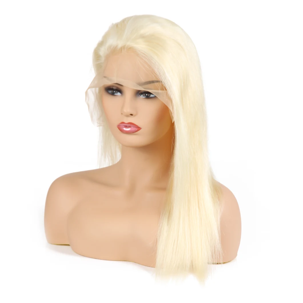 Kbeth Human Hair Wigs with Closure Lace Front Blonde 100% Virgin Human Hair Extension Cuticle Aligned Peruvian Colored Lace Wigs for Black Woman