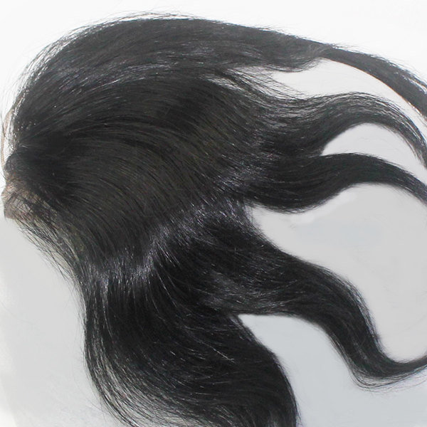 Lw953: French Lace Human Hair Lace Closure Small Hair Piece