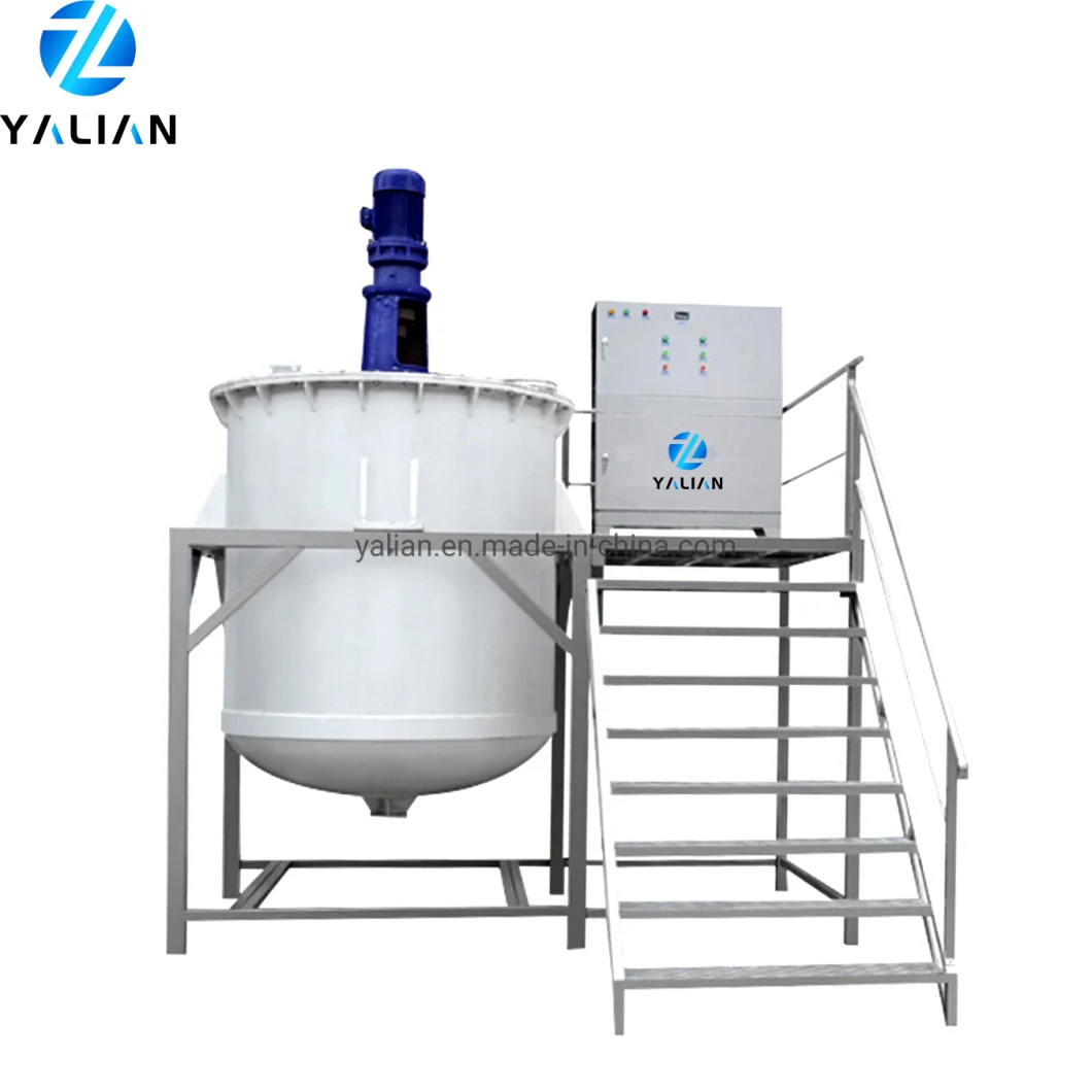 PP PVC Plastic Anti Corrosive Mixing Tank Chemical Mixer Tank for Hair Care Products