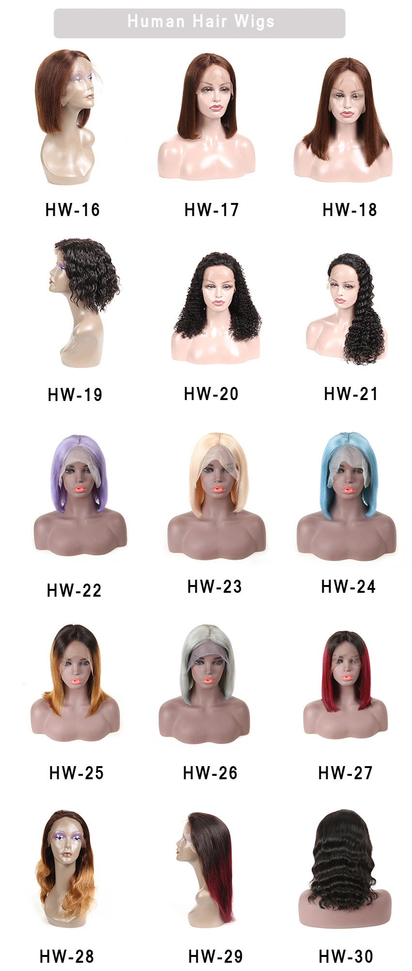 Hot Sale Ombre Color 1b/27 100% Human Hair Wigs Lace Frontal Wigs