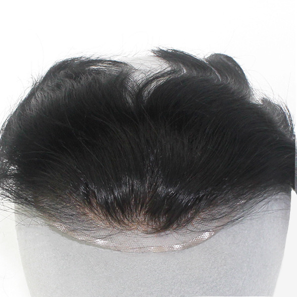 Lw953: French Lace Human Hair Lace Closure Small Hair Piece