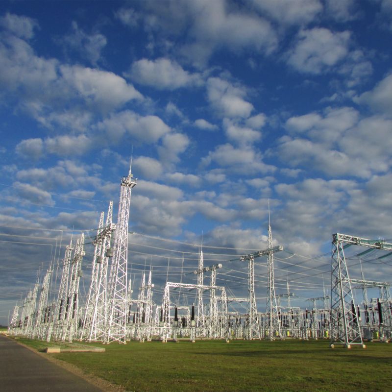 Electric Power Transmission Transformer Substation Structure