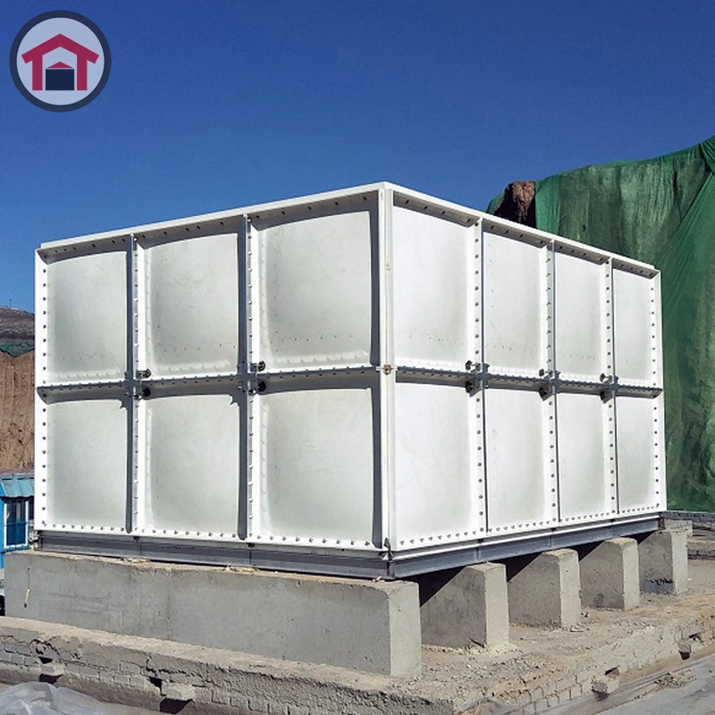 GRP Panel Sectional FRP Composite Modular Fiberglass SMC Modular Water Storage Tank
