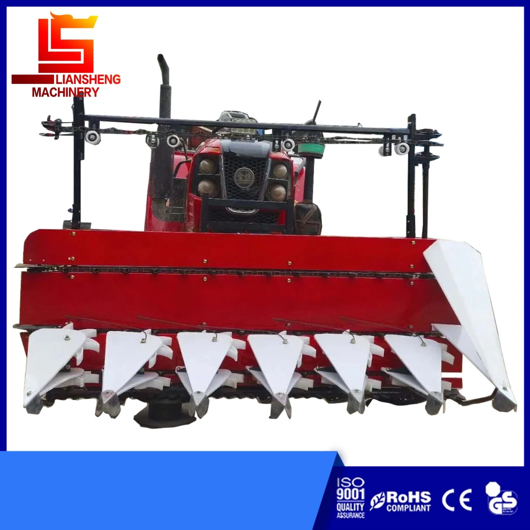 The Walking Tractor Is Equipped with 1-1.2 Meter Harvester, The Height of The Two-Layer Three-Layer Four-Layer Chain Is Adjustable.
