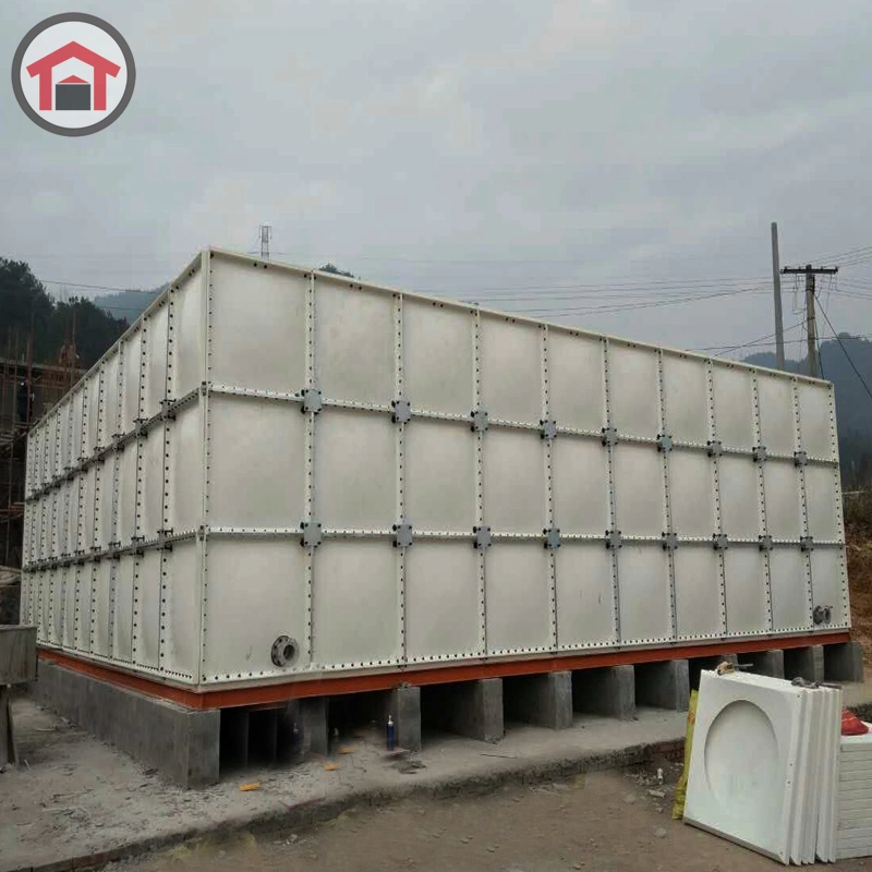 GRP Panel Sectional FRP Composite Modular Fiberglass SMC Modular Water Storage Tank