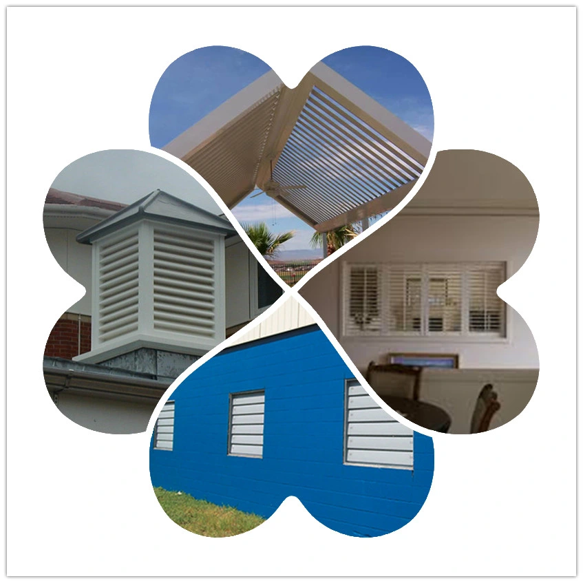 Customized Fiberglass FRP GRP Glassfiber Reinforced Composite Material Louvre Windows Profiles