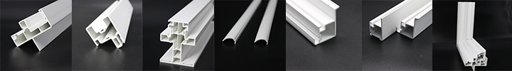 PVC Profiles American Style UPVC Patio Door Profiles PVC Americano Linea Ventanas De PVC