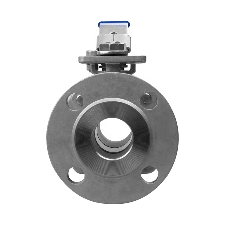 Tianjin Junya OEM Stainless Steel 2PC Manual Ball Valve with Flange Connection Ball Valve