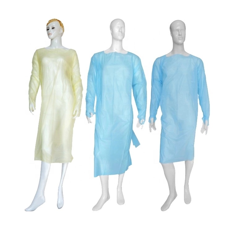 Factory New Pot Customized Product Fabric-Reinforced Non-Woven Disposable Isolation Gowns