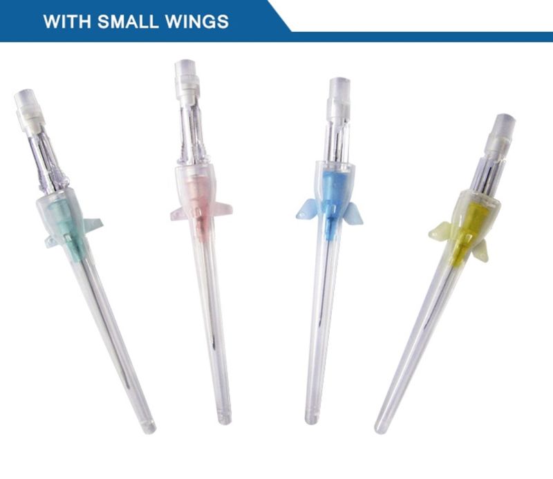 Wholesale Disposable Medical IV Cannula (with wings and injection port)