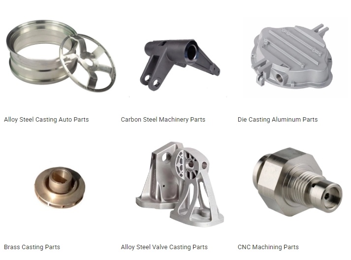 Customized ADC14 Cast Forged Copper Steel Metal Casted Parts Die Casting Aluminum Cast Line