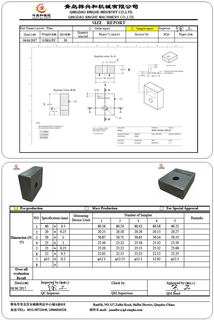 Cast Iron Agricultural Parts Grey Iron Casting Parts