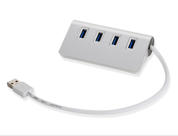 USB Hub Alumnium 4 Ports Hub