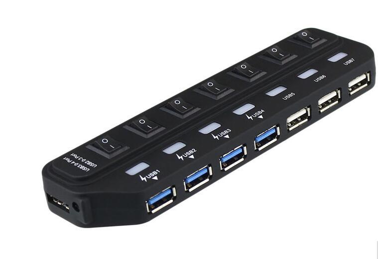 USB 3.0 Hub Extend 4 Ports 3.0 Hub+3 USB 2.0 Hub