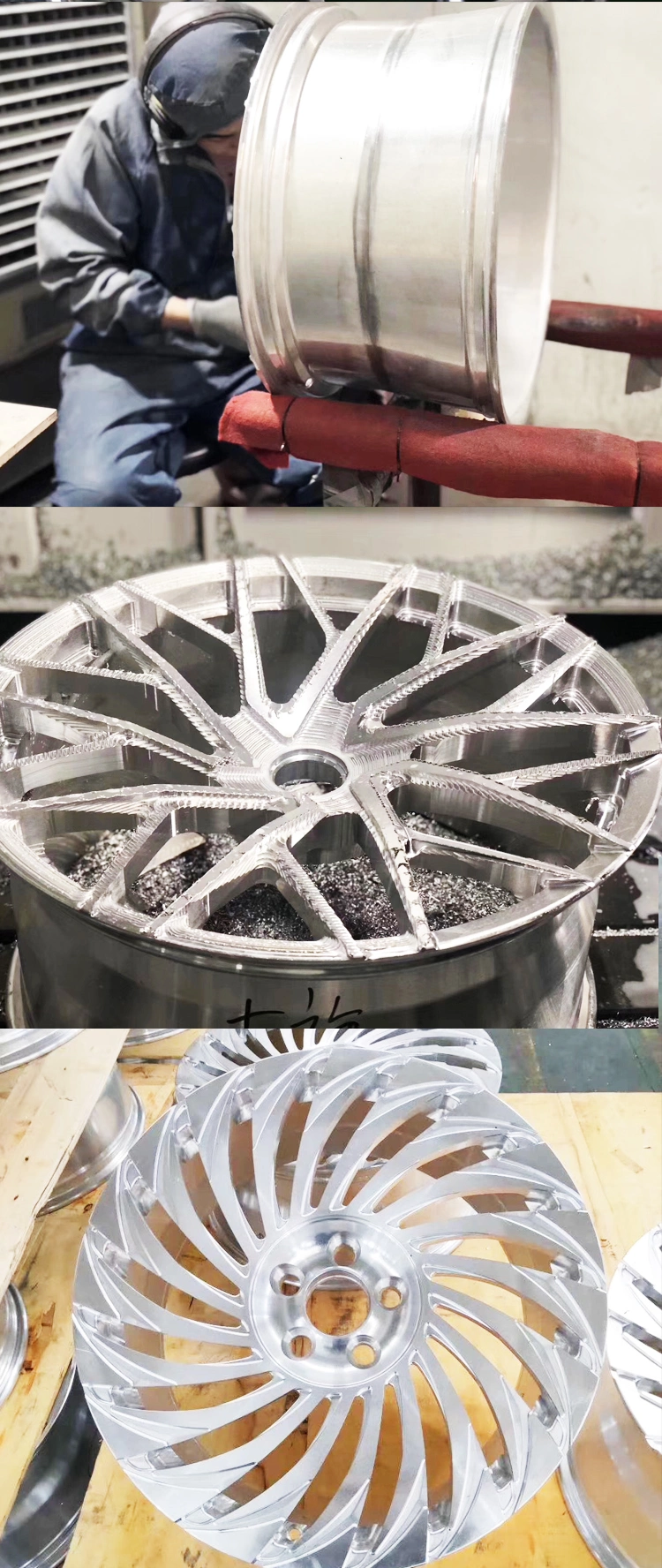 1 Piece Forged Aluminum Mag Rims Wheels with Monoblock Customized Forging T6061 Wheel