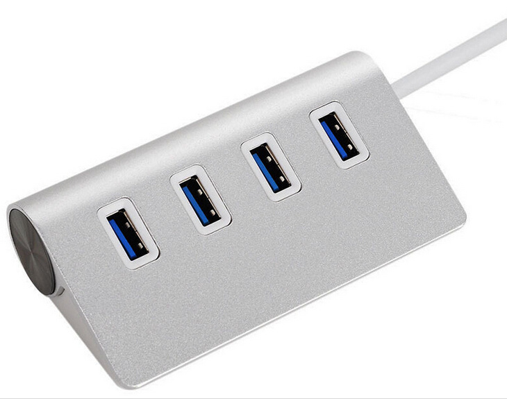 USB Hub Alumnium 4 Ports Hub