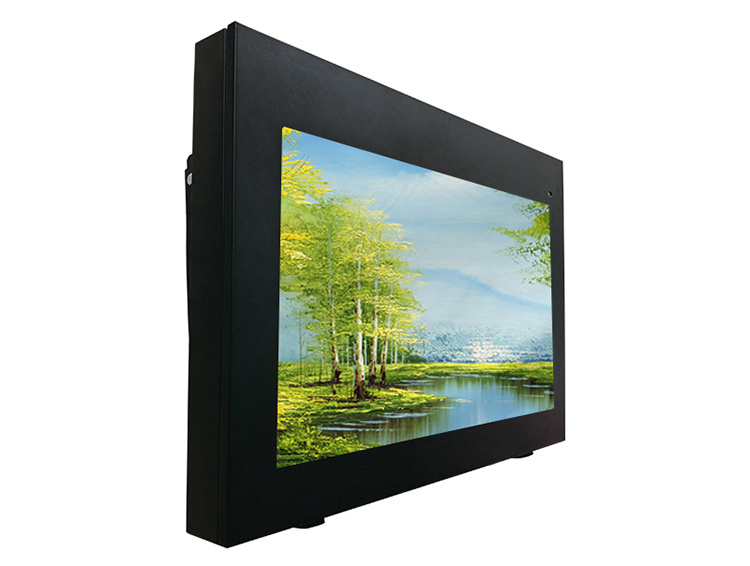 WiFi LCD Advertising Signage 55 Inch Outdoor Advertising Machine with 55 Inch Wind-Cooled Cross-Screen Digital Advertising