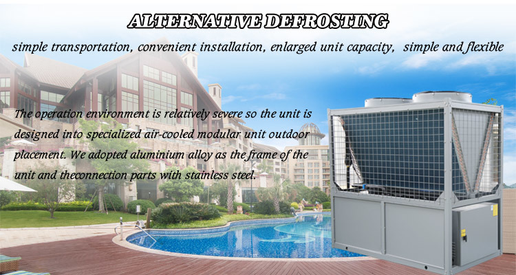 High Performance Air Cooled Water Chiller Central Air Conditioner New Condition