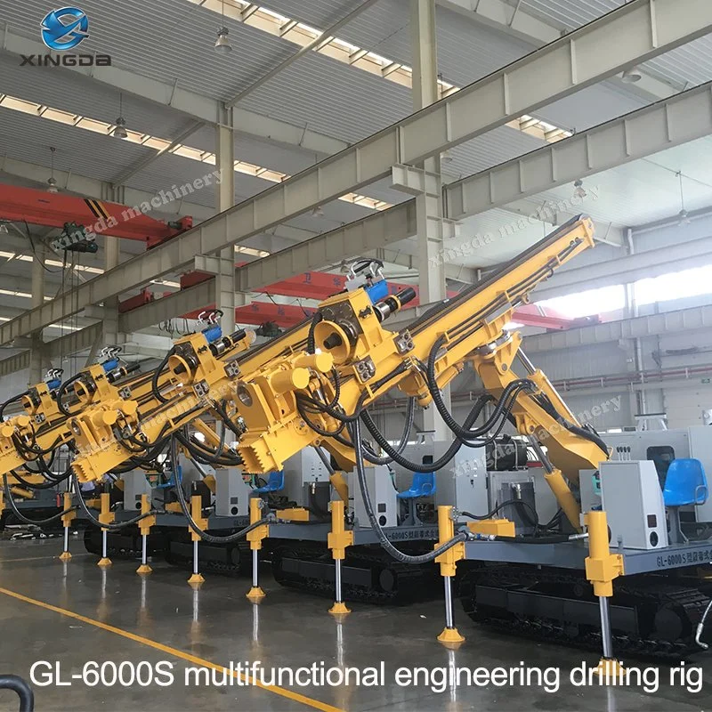 Gl-6000s Soil and Rock Anchorage Drilling Multi-Function Drilling Machine