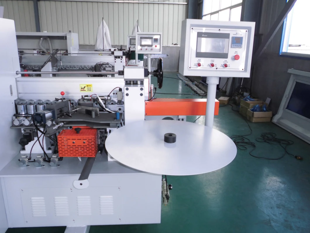 PVC MDF Wood Edge Banding Trimming Machine Automatic Curve Edge Banding Machine Tools