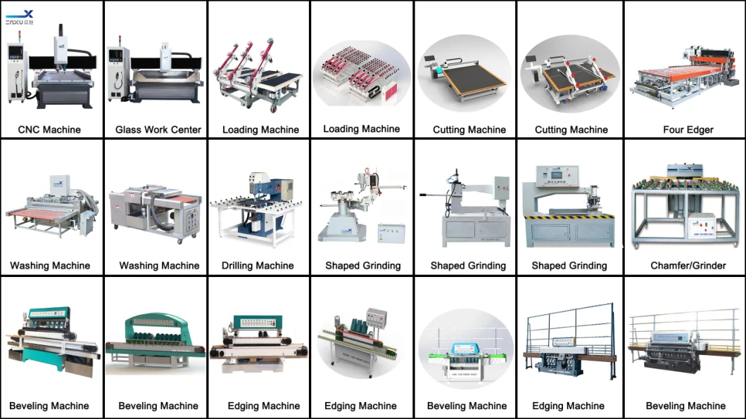 Zxx-C1325 Shower Door Clamp, Hinge Hole, Handle Hole Making Glass Machine Machinery with CNC Control