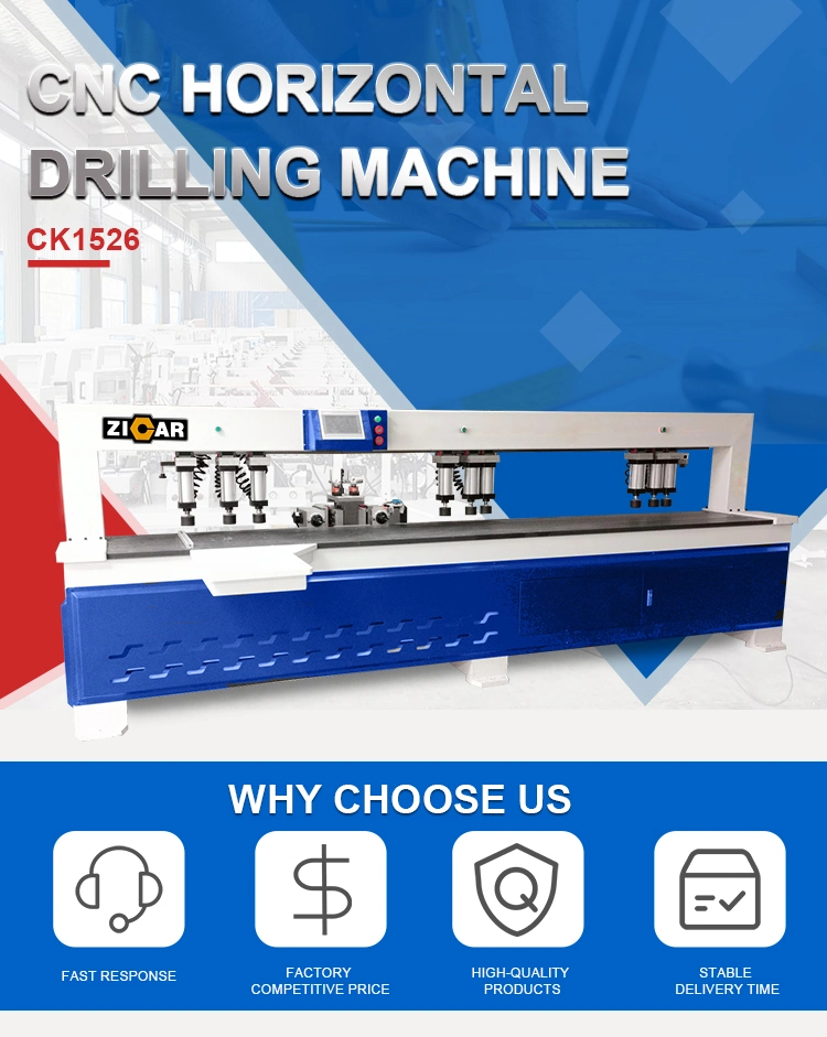 CNC Zicar Horizontal Carpenter Drilling Wall Sided Hole Drill Machine