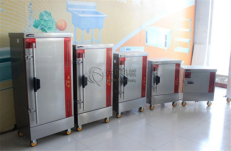 Rice Steaming Cart Steamed Rice Making Machine Bun Steamer Cabinet Equipment