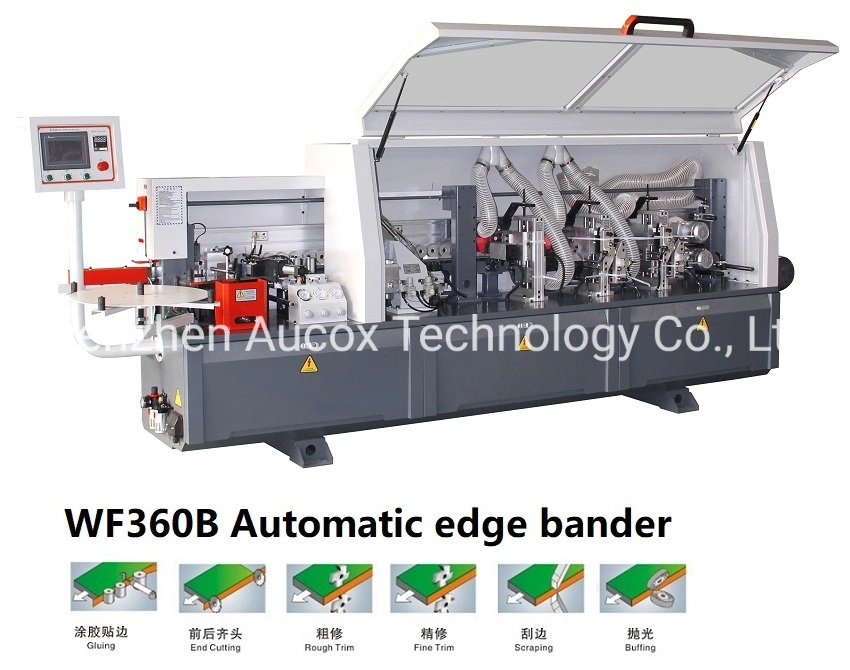 Wf360b Automatic Carpenter Pneumatic Edge Scraping Banding Woodworking Machine