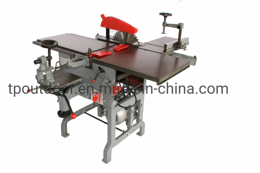 Multi-Function Woodworking Machine for Wood Board Cutting and Press