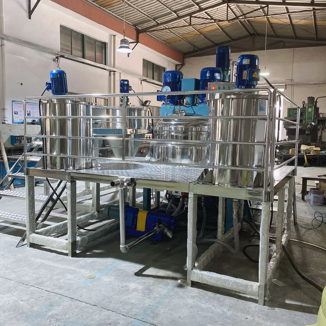 Toothpaste Making Machine /Line/Equipment with Toothpaste Making Machine /Line/Equipment with Vacuum Homogenizer