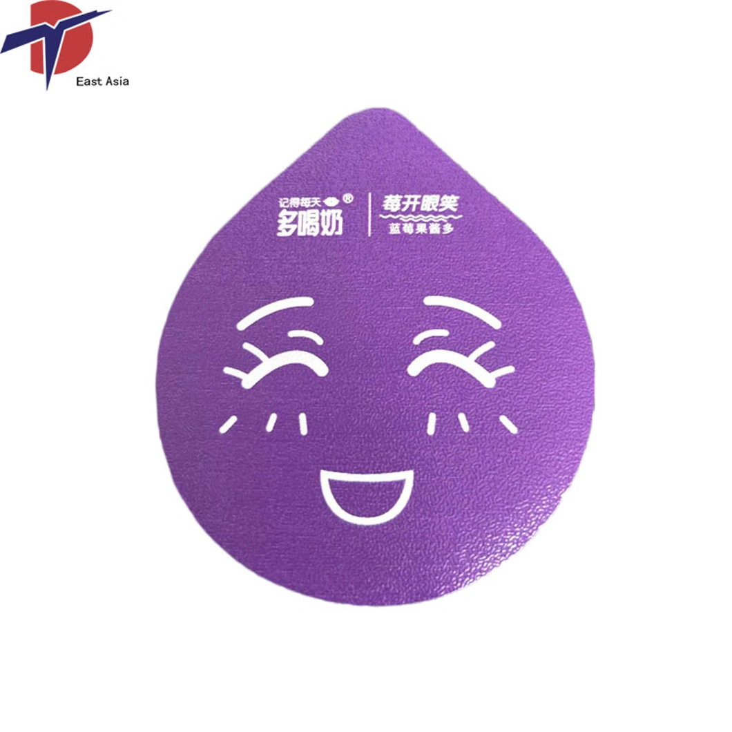 Printing Embossing Easy Peel Aluminum Foil Lids